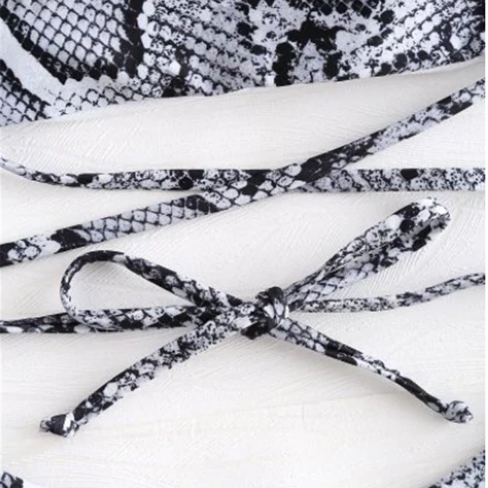 🔥Sexy SnakeSkin Two Piece Bikini Set - Picture 3 of 8